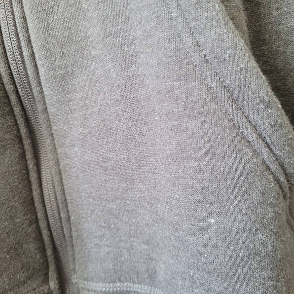 BC Clothing Sherpa Lined Full Zip Hoodie Charcoal Grey Men's Medium - Picture 10 of 14